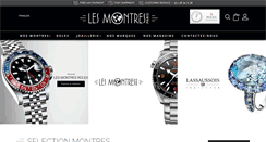 Desktop Screenshot of boutiquelesmontres.com